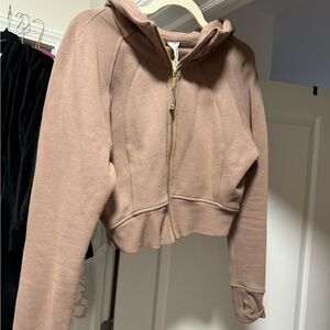 Lululemon Athletica Brown Hooded Jacket